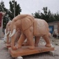 石头貔貅 石头大象 狮子 曲阳雕刻 现货石雕 曲阳雕塑厂家** 晚霞红石材（图片）